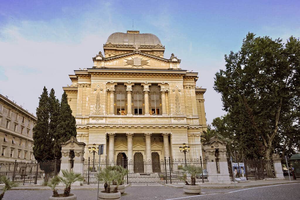 judaica architecture: The Great Synagogue of Rome