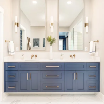 contrast bathroom vanity