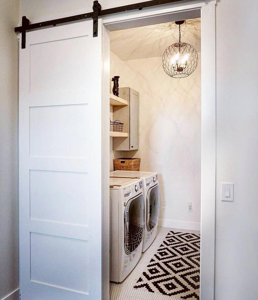 Make Use of Doors of laundry room