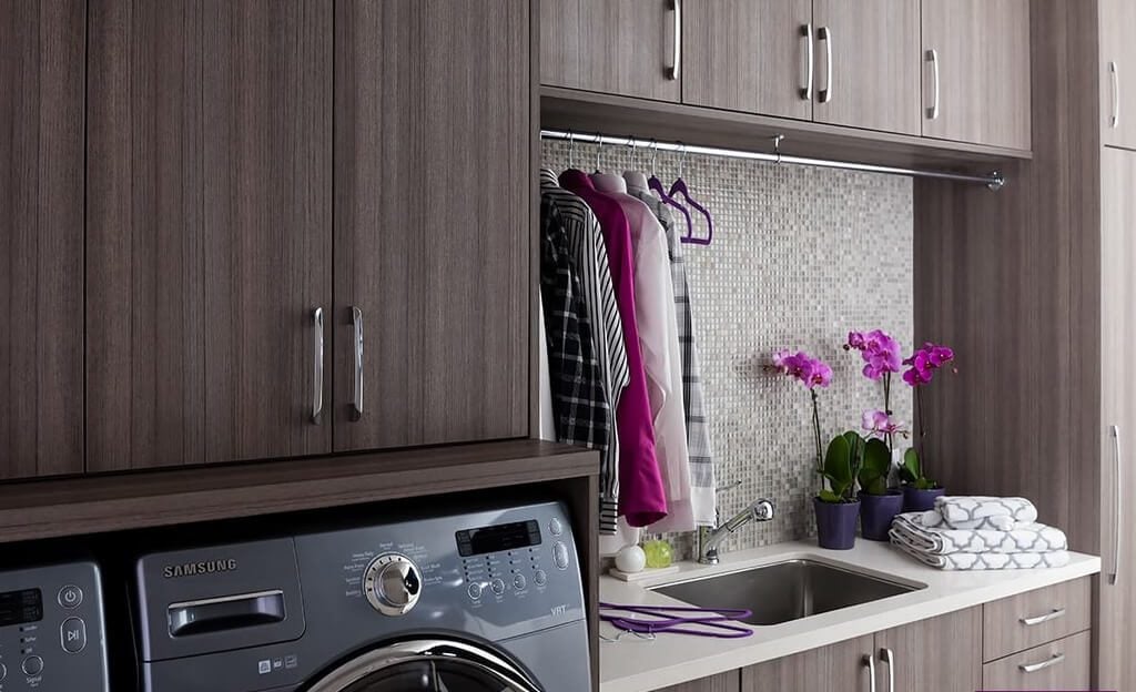 Install a Drying Rod in laundry room space