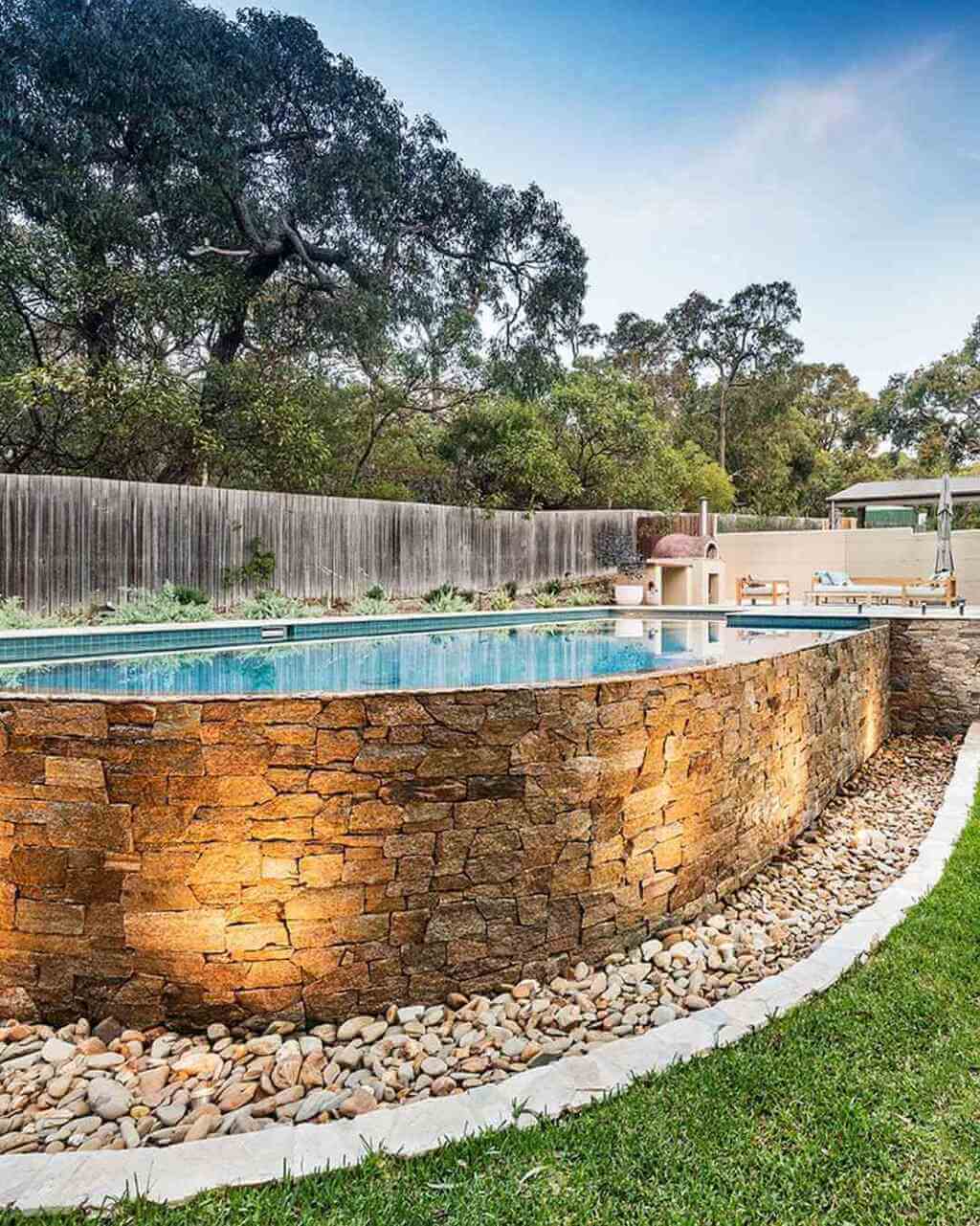 above ground pools with deck