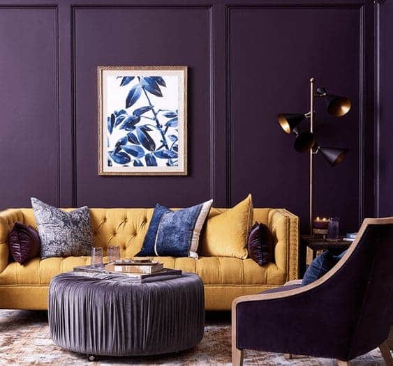 Purple with Mustard interior color