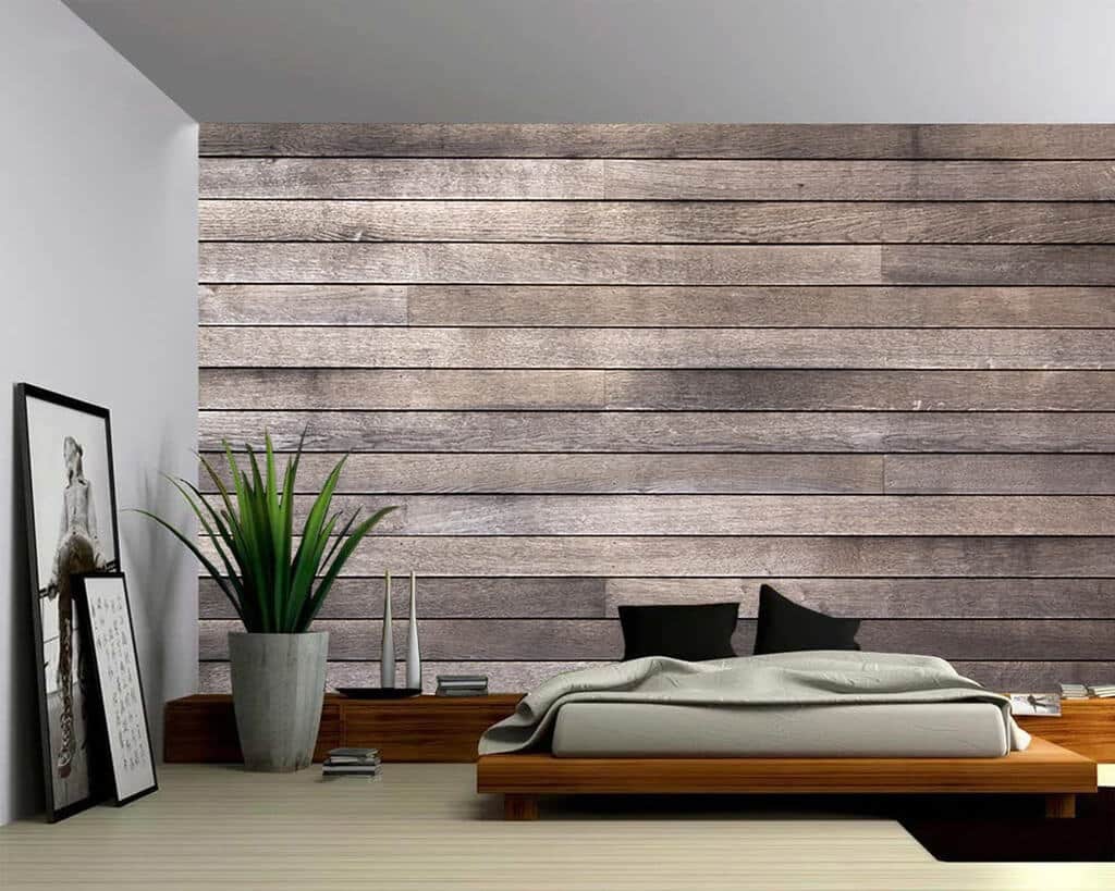 Horizontal Wood Plank Wall