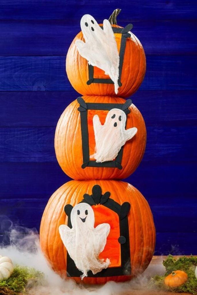 Let the Ghosts Out! pumpkin decorating ideas