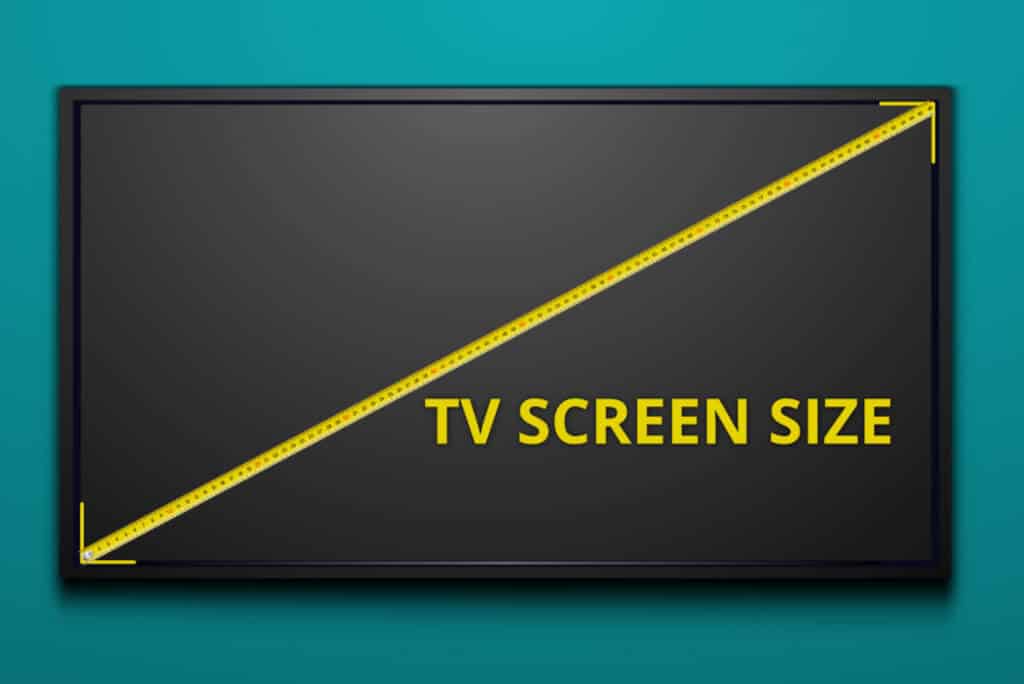 Measure the TV’s Screen Size