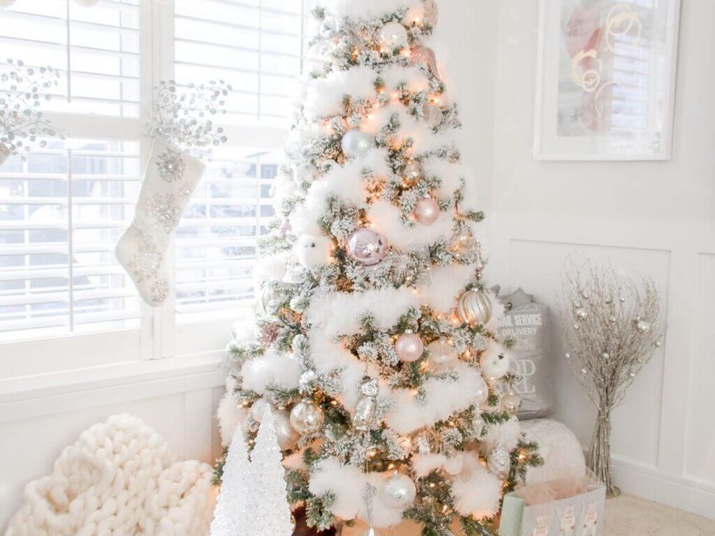  Fluffy White Christmas Tree