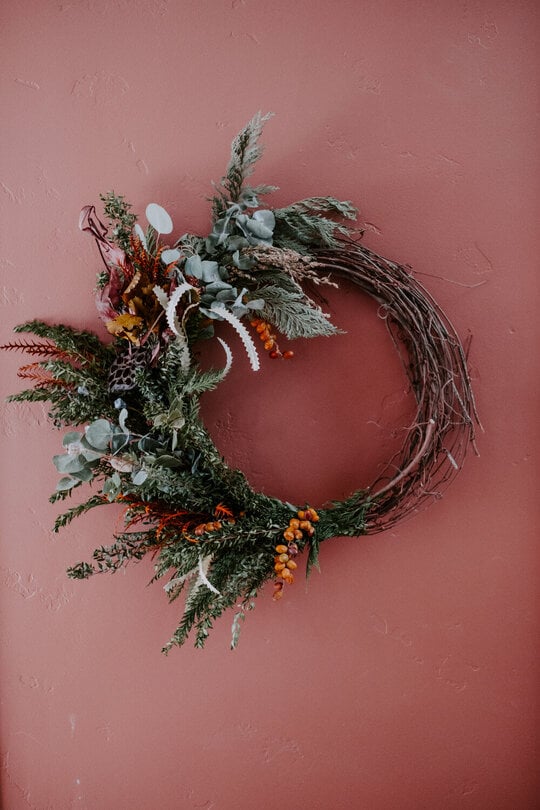Asymmetrical Wreath