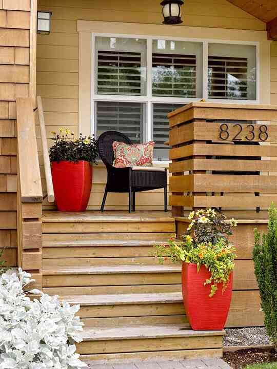 Horizontal Deck Porch Railing Ideas
