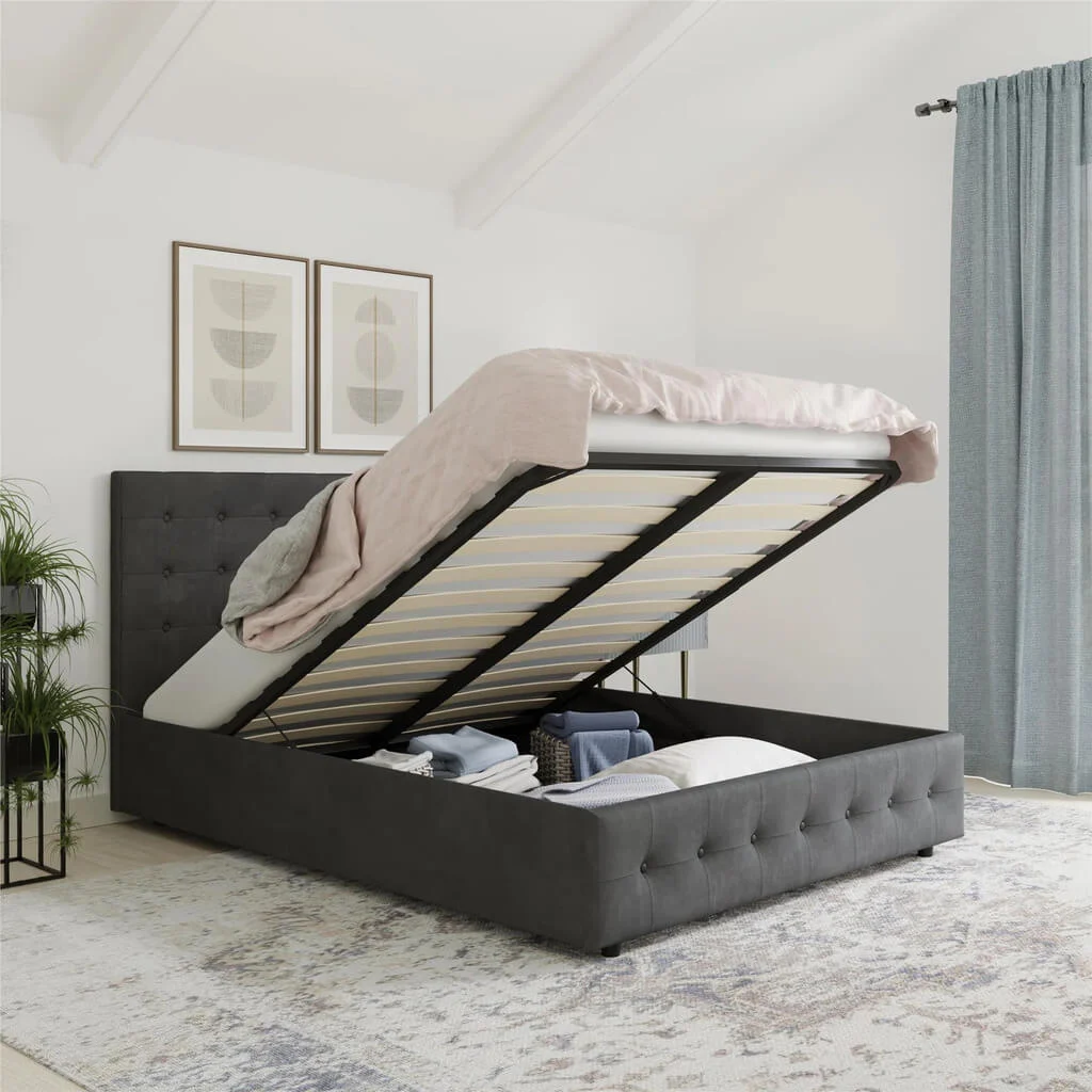 twin bed with storage