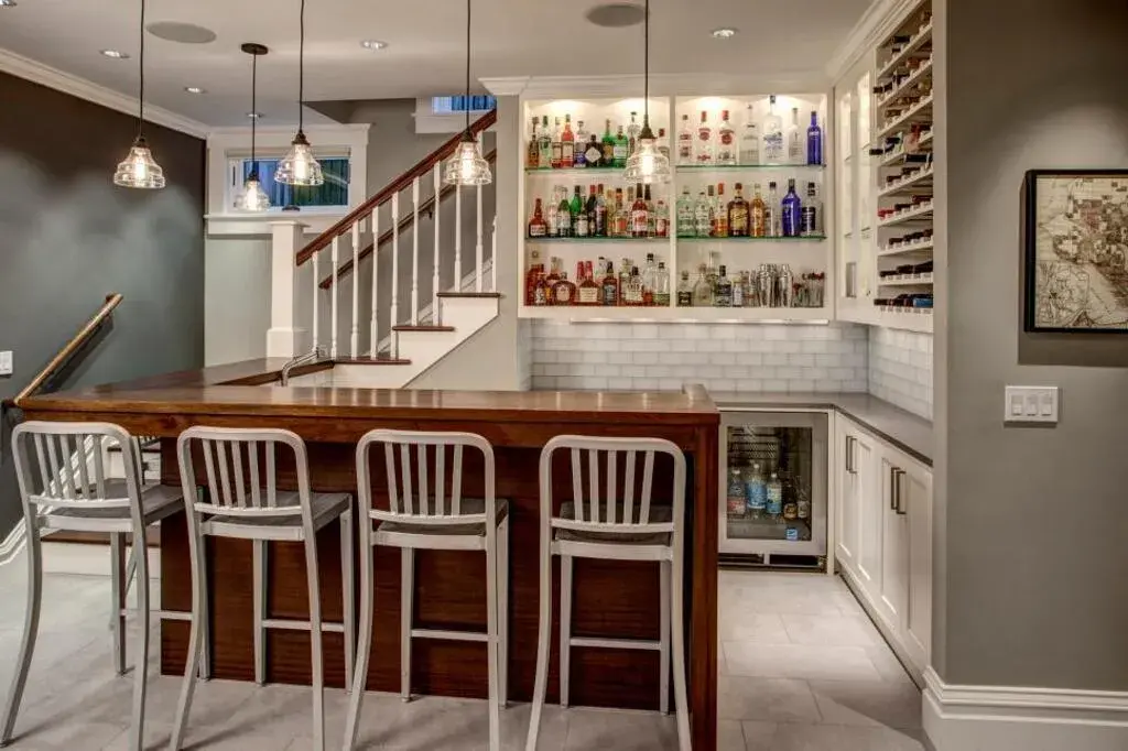 Under-the-Stairs Bar Idea