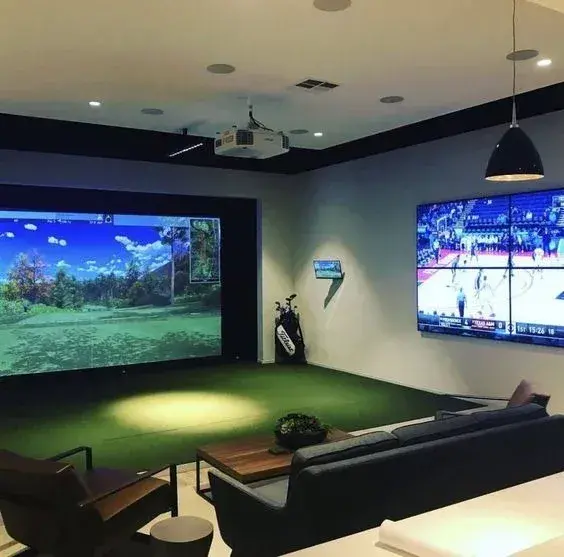 Man Cave Idea For Golfers