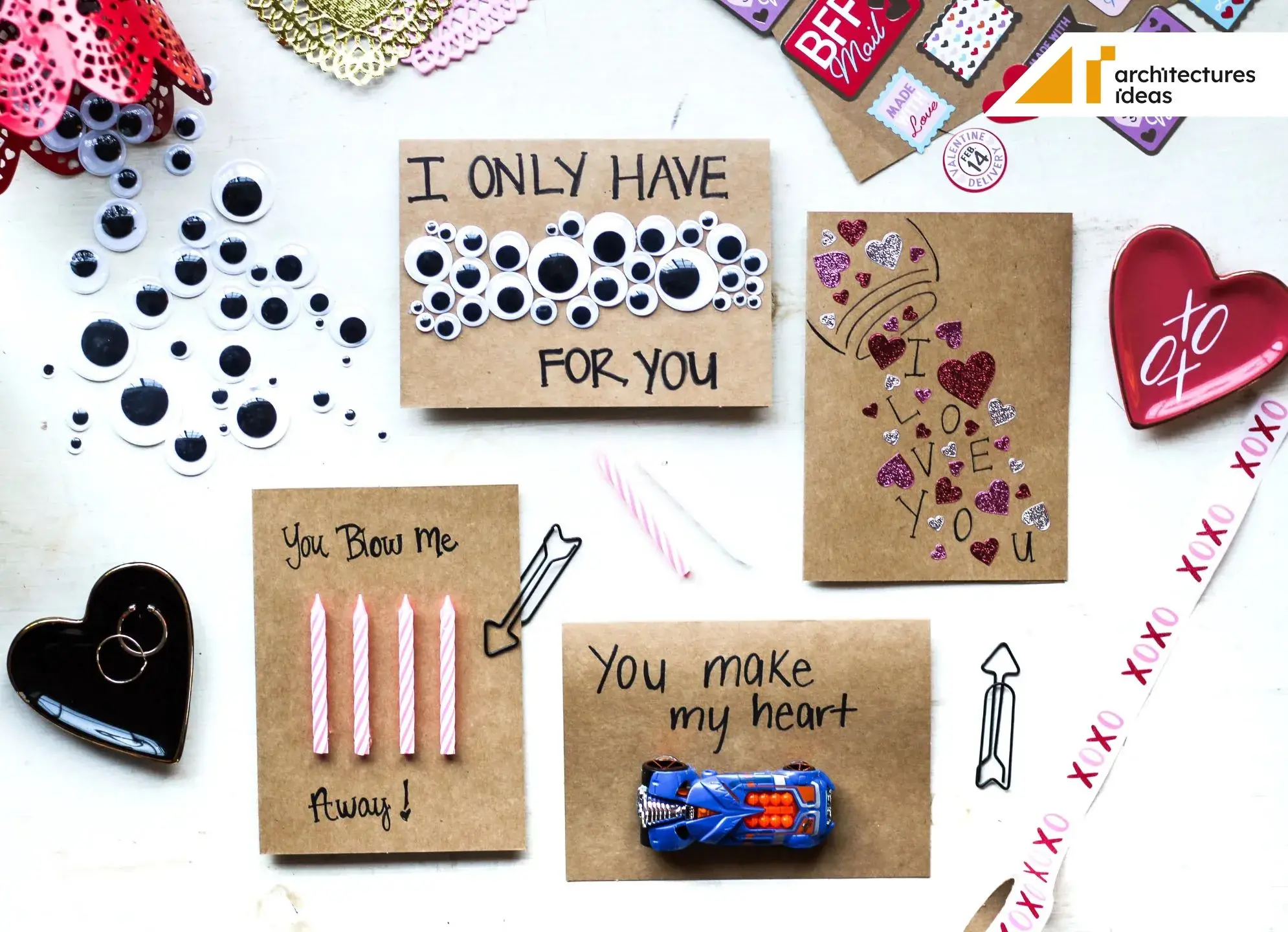 DIY Valentine Cards That Will Add a Personal Touch - Architectures Ideas