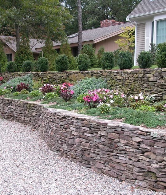  Inexpensive Retaining Wall Ideas With Fieldstone 