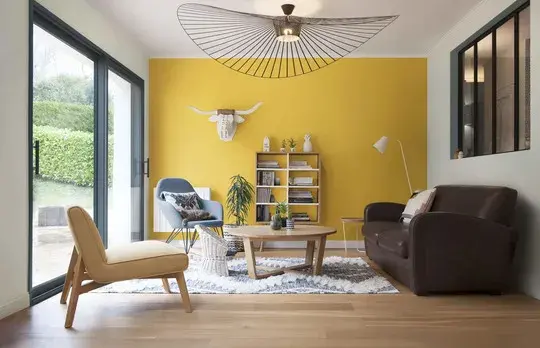 Colors That Compliment Yellow Accent Walls