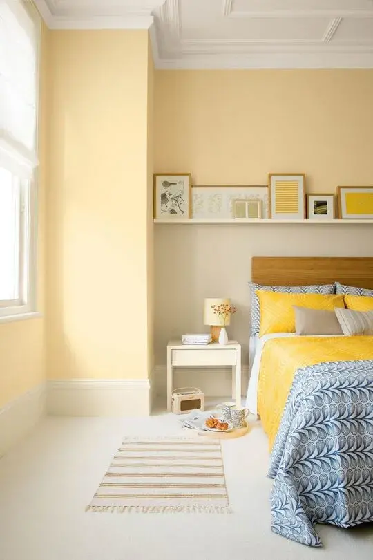The All-Yellow Wall: Light + Dark Shades of Yellow