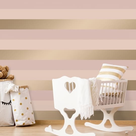 Soothing Beige and Pink Two Colour Combinations for Bedroom Walls 