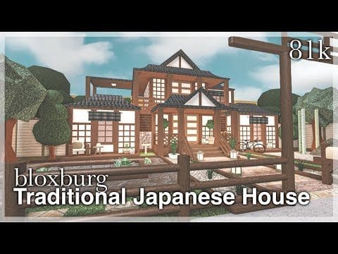 Japanese Zen Bloxburg Mansion