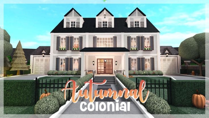 Colonial Bloxburg Mansion