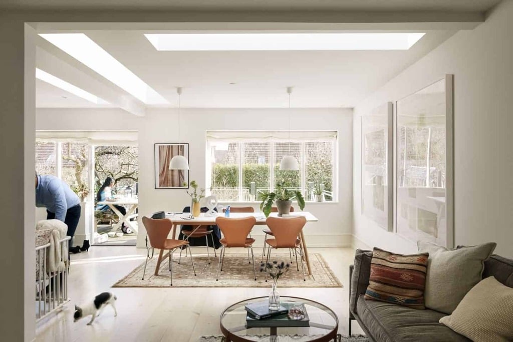 Living room Lighting Solutions for Flat Roofs
