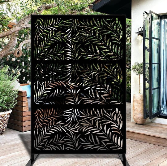 Patterned Metal Privacy Screen Panels
