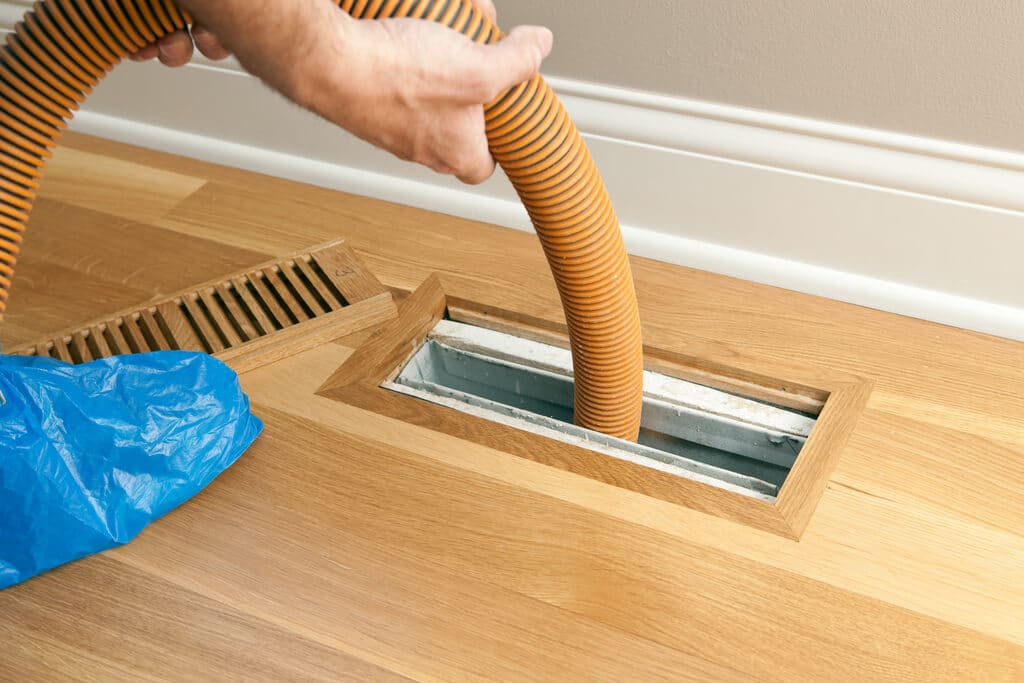 vacuum hose cleaning air ducts