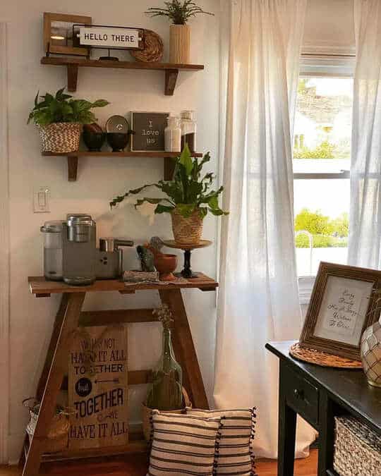 Highlight Your Small Space With These Coffee Bar Ideas