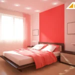 Two Colour Combination for Bedroom Walls