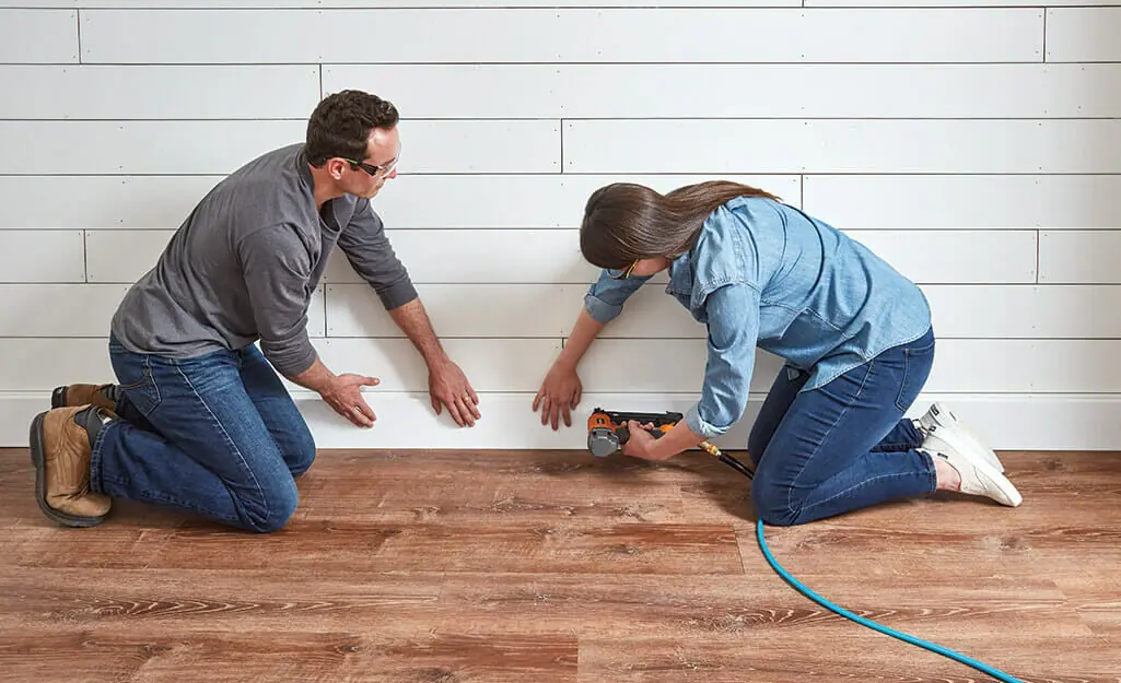 Attach Matching Baseboards