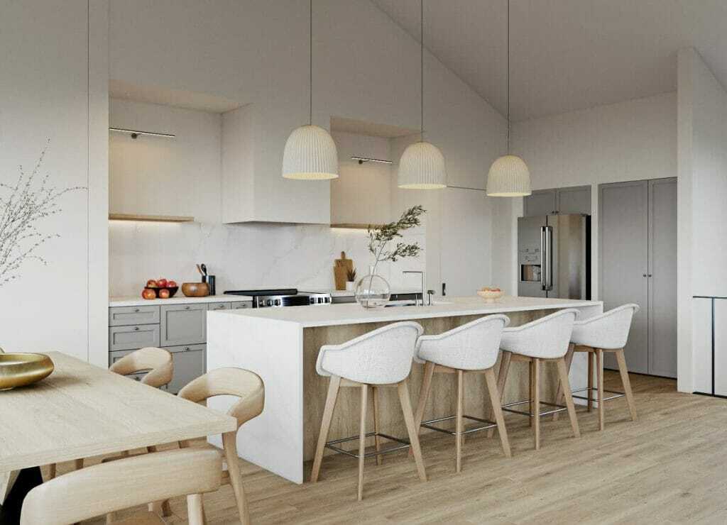 cozy kitchen space
