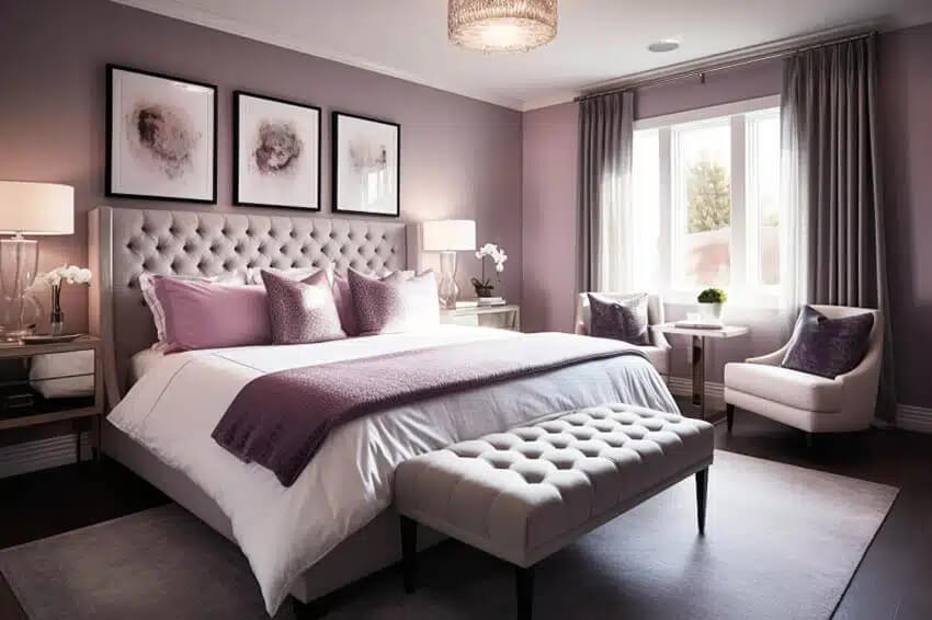 Lavender bedroom color