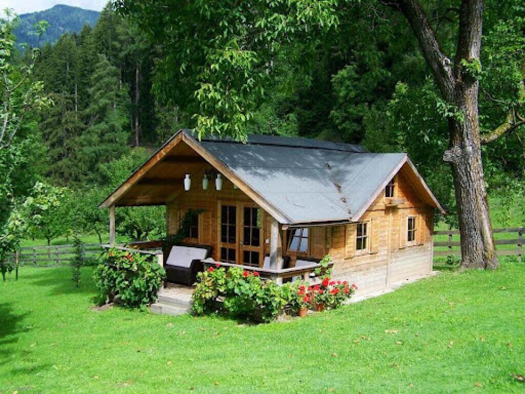 wooden home