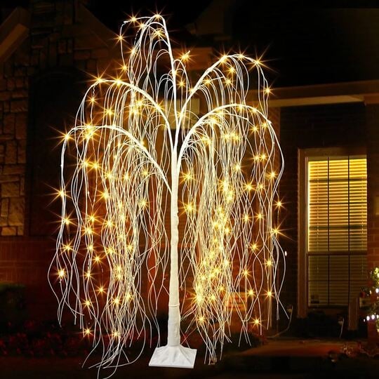 Twinkling LED Willow Tree