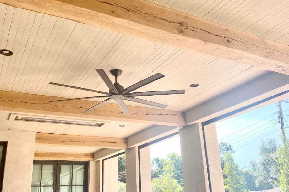 Unfinished Wood- Rustic Porch Ceiling 