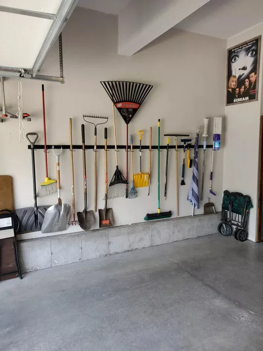 Rake Rack Garage Organization