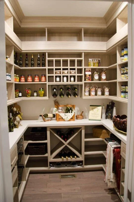 Cubby Style Pantry Kitchen