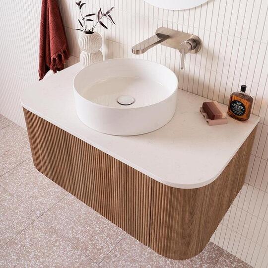 Curved Bathroom Vanity