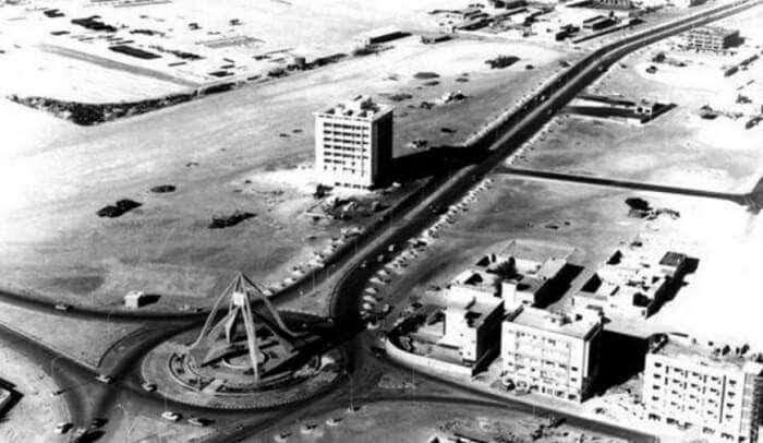 Deira Clocktower In 1969 Vs Now