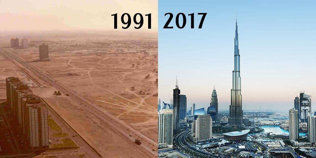 Dubai Then And Now