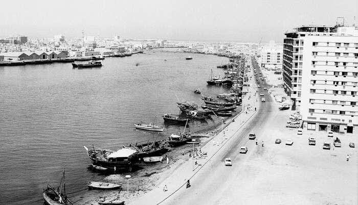 Dubai Waterfront In 1954 Vs Now