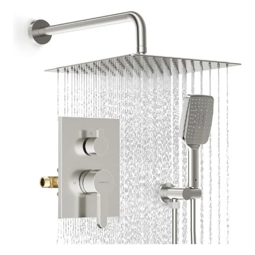 Lantrum Shower faucet 12 inches Rain Shower System