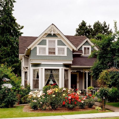 Vintage Small House Front Design