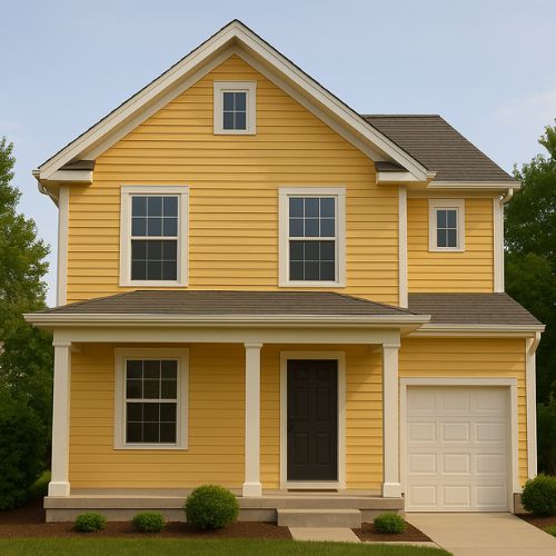 Autumn Gold vinyl siding