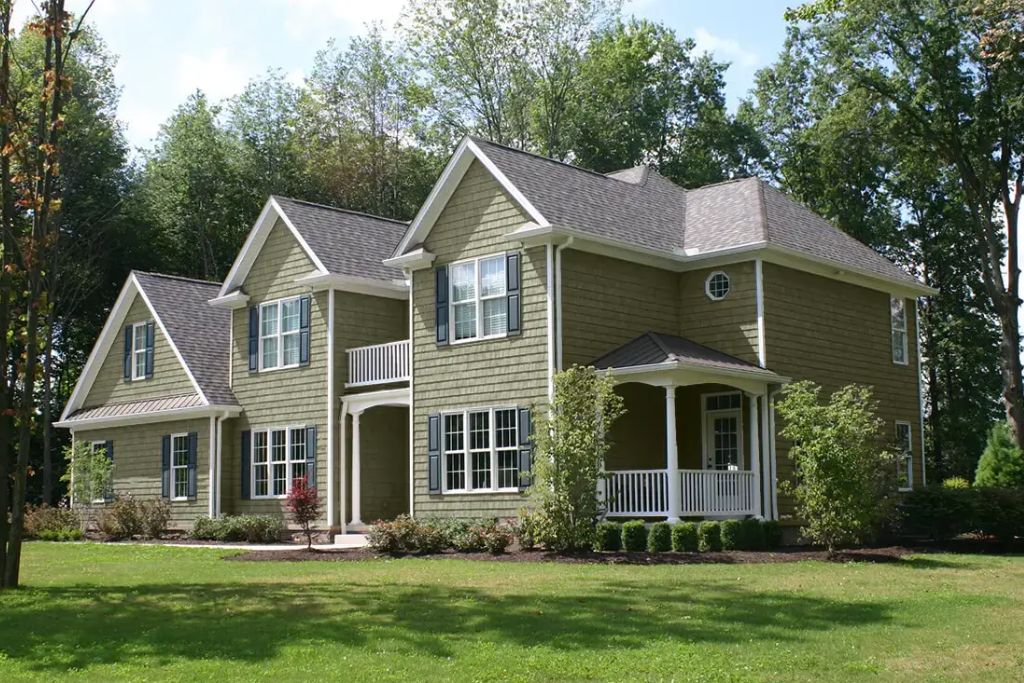 Cypress vinyl siding