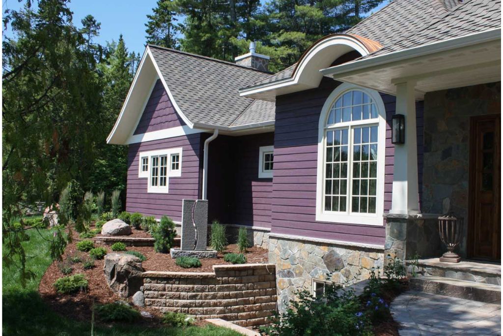 Plum Vinyl Siding